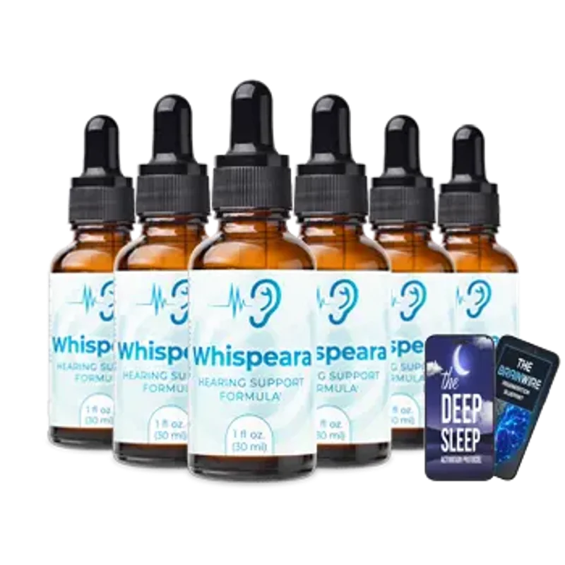 Whispeara Cognitive Support — 6 Bottle / 180 Day Pack